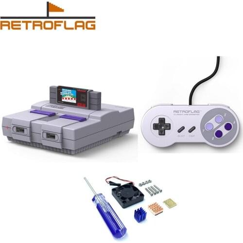 Retroflag SUPERPi CASE-U NESPi Case with Optional USB Game Controller for Raspberry Pi 3B Plus /3B+ / 3B / 2B