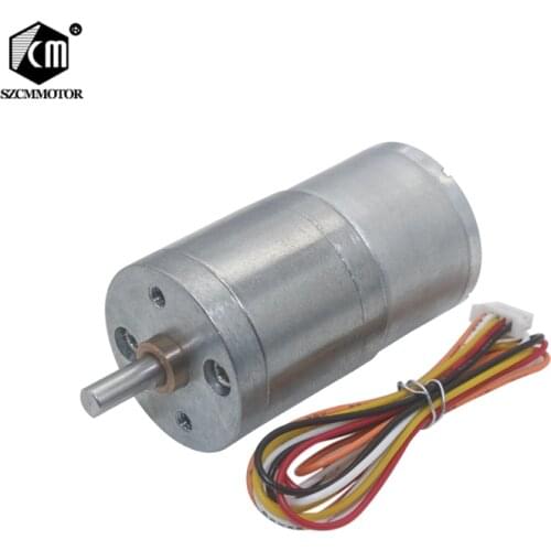 DC12V 24V Brushless Gear Motor Speed Reduction Geared Motor with Metal Gearbox Brake JGA25-2418 Bldc Motop