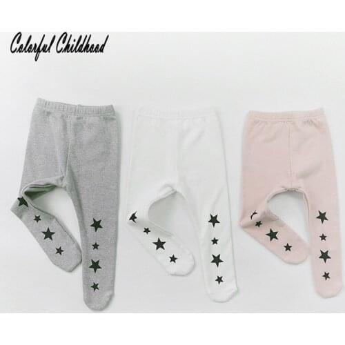 Newborn leggings summer baby boy girls pants thin breathable star printing pantyhose trousers clothes for babies