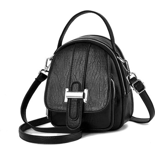 Fashion bag women 2020 new retro shoulder bag simple fashion small round bag multi-function portable small bag diagonal lady bag