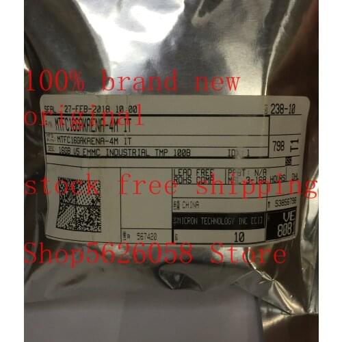 MTFC16GAKAENA-4MIT MT48LC16M16A2BG-75:D BGA 100% new original 2PCS/LOT STOCK