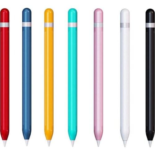 1Set Solid Color Hard PC Protective Sleeve Cap Holder Anti-scratch Cover Case for ipad Apple Pencil 1st Kit