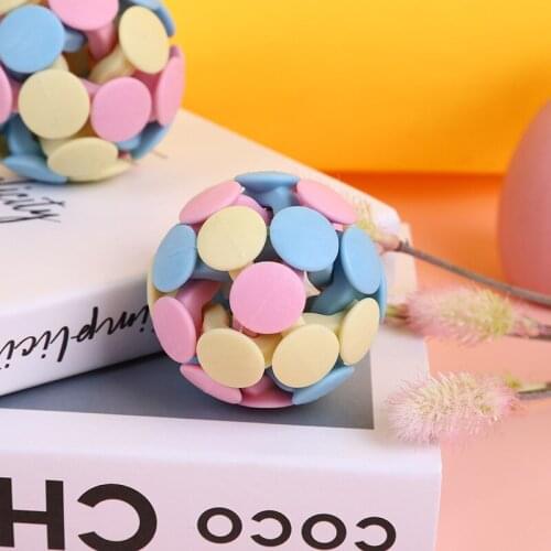 Teddy Puppies Color Matching Ball Molar Bite Resistant Cat Ball Toy Cat Toy Ball Dog Bell Dog Ball Pet Farm Animal Supplies
