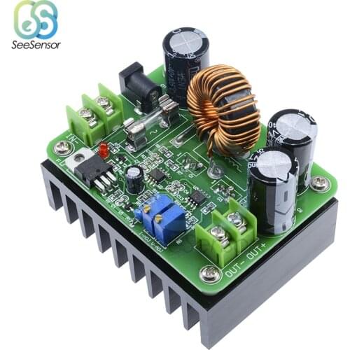 600W DC-DC Boost Converter 10V-60V to 12V-80V 10A Step Up Power Supply Module Adjustable Constant Current Voltage