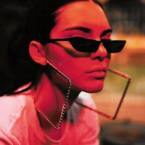 Earings Fashion Jewelry 2021 European Exaggerated Geometric Square Rhinestone Womens Personality Popular Party Big Earrings