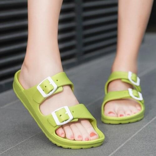 Casual Slippers Women EVA Summer Ladies Sandals Indoor Home Slippers Woman Slides Outdoor Beach Shoes For Men Chausson Pantuflas