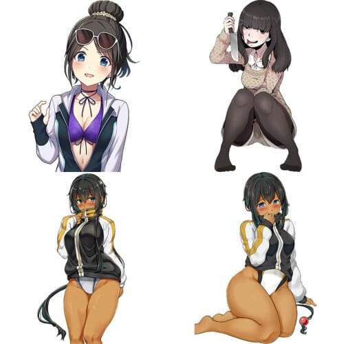 Three Ratels CDM365 High school girls Anime Car Sticker For Motorcycle Luggage Laptop Refrigerator Skateboard Bike wall sticker