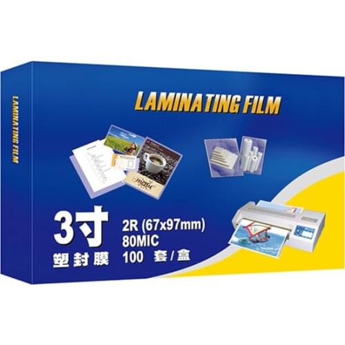 Thermal Laminating Pouches, 3 Inches 67x97 MM Size Sheets, 80mic, 100 Sheets, Clear Thermal Laminating Pouches for Cards
