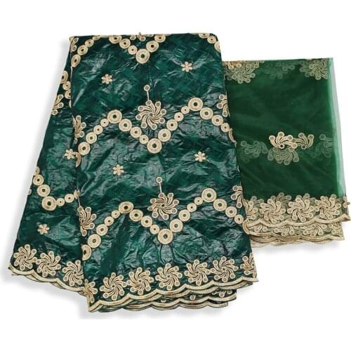 Bazin Riche Tissues With Stones Austria Patchwork Fabric Tissus Africain Dress Sewing Material Guinea Brocade Fabrics 5+2 yards