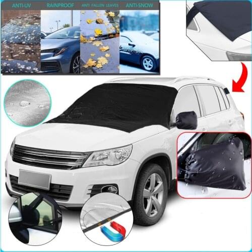 Universal Automobile Car Magnetic Windshield Snow Cover Car Sunshade Waterproof Protector Cover Car Front/Rear Windscreen Cover