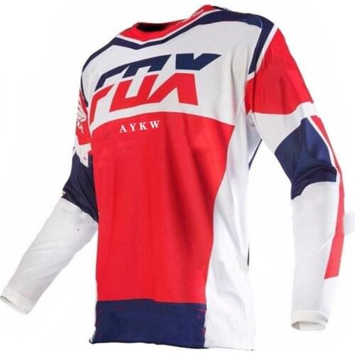 Maillot Ciclismo Hombre Verano Fox Mtb Maglia Motocross Ropa Deportiva Hombre Cycling Jersey Vetement Vtt Short Downhill Jerseys