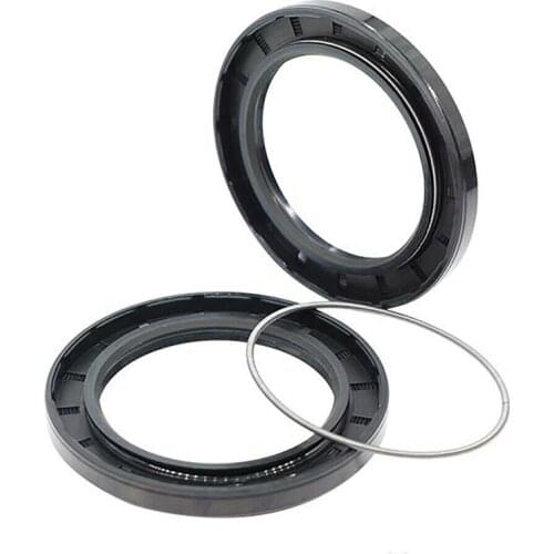 2Pcs Black ID 30-38mm TC/FB/TG4 Skeleton Oil Seal Rings NBR Double Lip Seal Gasket For Rotation Shaft