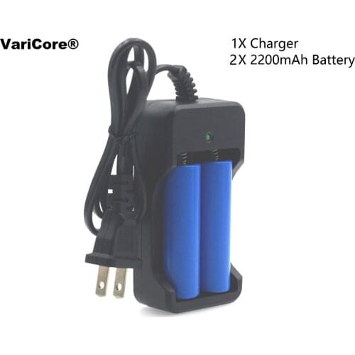 2pcs Brand new battery 18650 3.7 V 3000 MAH Li ion Rechargeable battery 18650 batteries+18650 battery charger intelligent