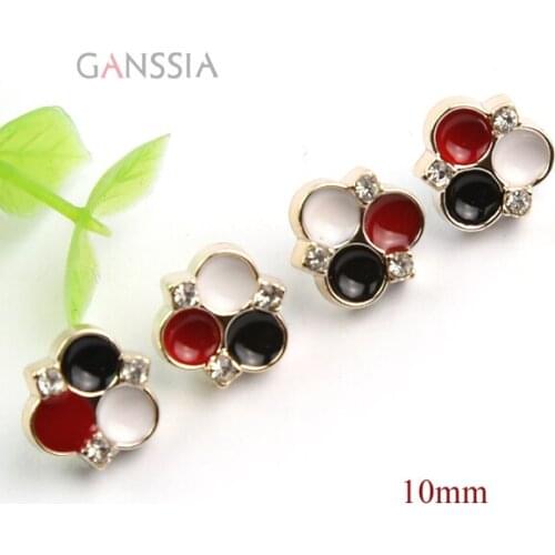 30pcs/lot New buttons with stone for shirt coat garments buttons Scrapbooking Sewing accessories(SS-62)