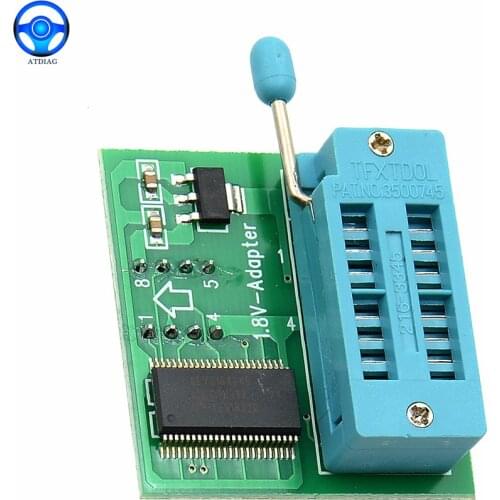 Hot selling 1.8V adapter For motherboard 1.8V SPI Flash SOP8 DIP8 W25 MX25 use on programmers TL866CS TL866A