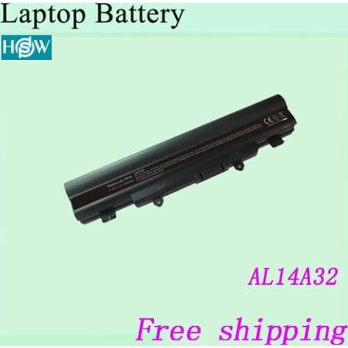 5000mah AL14A32 Laptop battery For ACER Aspire E14 E15 E5-421 E5-572G E5-572G-593Y Extensa 2509 batteries
