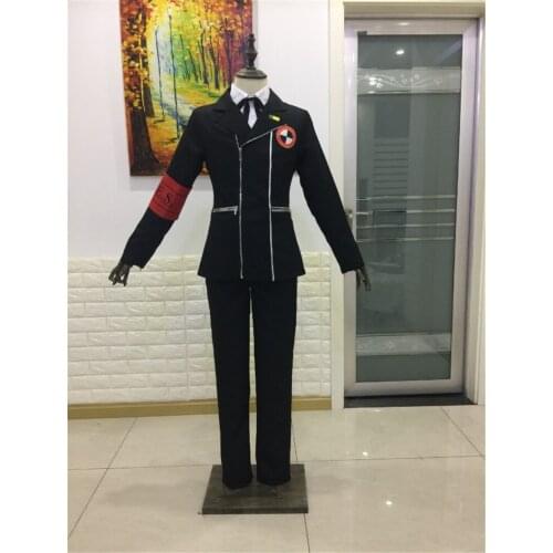 Anime Shin Megami Tensei Persona 3 Minato Arisato Cosplay Costume School Uniform Outfit Halloween Party Costumes for Women/Men