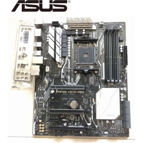 ASUS PRIME X370-PRO motherboard for AMD AM4 DDR4 USB2.0 USB3.1 64GB X370 USED Desktop motherboard