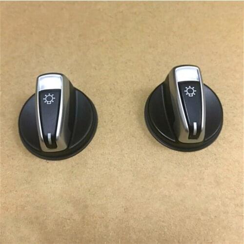 Car Front Headlight Switch Knob Button for BMW 1 E88 E82 3 E90 E91 X1 E84 318 320 325 330 TPU Electroplate Wear Resistant