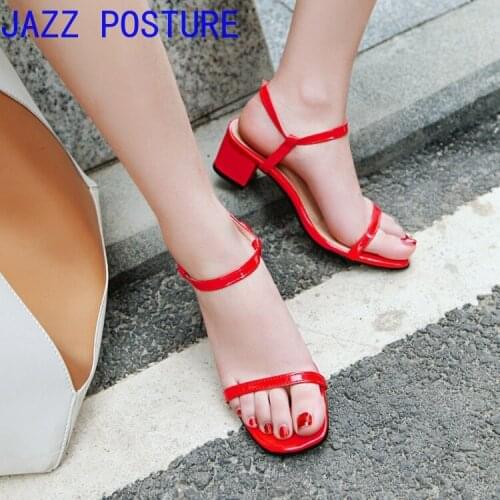 Rome summer high-heeled womens sandals womens shoes large size thick heel shoes open toe party shoes womens high heels w332