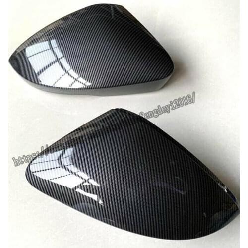 For Volkswagen Skoda Octavia 2015-2017 Real carbon fiber Look Side Door Mirror Cover