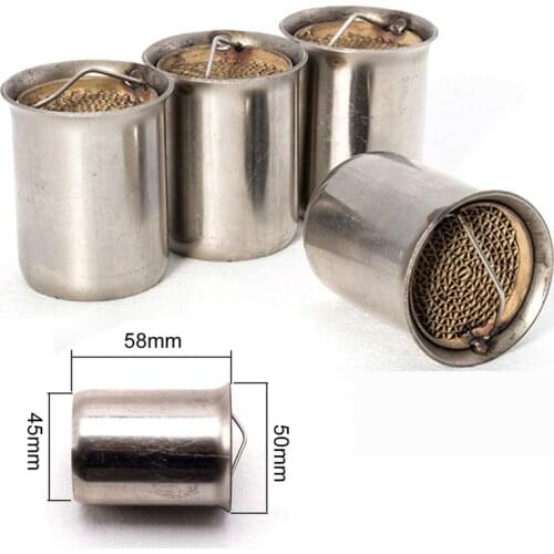 Motorcycle exhaust pipe silencer db killer catalytic Motorbike exhaust muffler silencer noise sound eliminator 58mm