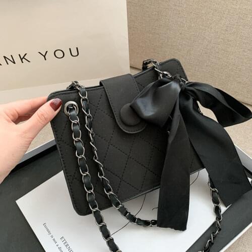 Embroidery Thread Small PU Leather Crossbody Bags For Women 2021 Trend Hand Bag Womens Branded Trending Shoulder Handbags