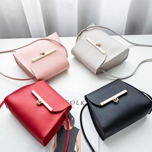 Fashion Women Shoulder Bag with Turn Lock PU Leather Messenger Crossbody Bag new handbag Turn Lock Shoulder Bags