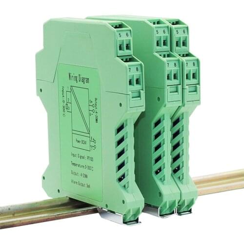 Temperature transmitter module PT100 thermal resistance S E K type thermocouple 4-20mA temperature sensor BSR