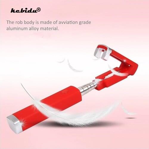 Wired Selfie Stick Selfie Monopod 3.5mm Wired Photograph Tripod Extendable Selfie For IOS Android Phones Tripod Holder Stand