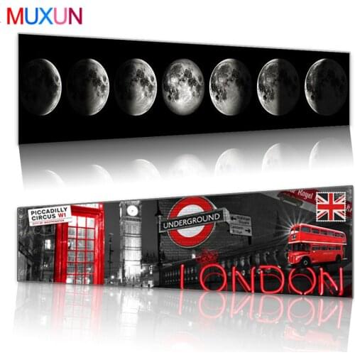 Muxun Diamond Painting Full Square Drill Moon Rhinestones Pictures Diamond Embroidery Sale Scenic Cross Stitch Mosaic Gift Sp274