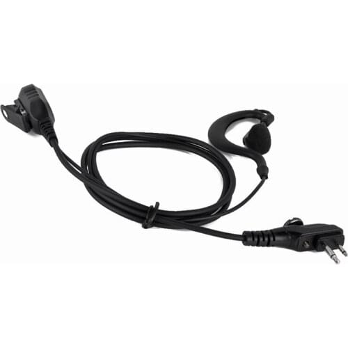 25 Pcs Earpiece Headset Earpiece G Shape for HYT Hytera TC-500 TC-518 TC-580 TC-446S TC-600 TC-610 TC-620 TC-700 Walkie Talkie