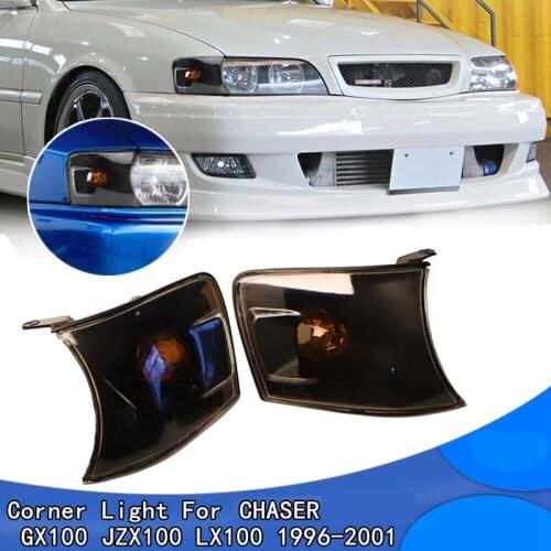 NEW-Car Headlight Turn Signal Light Blackened Indicator Corner Light for Toyota CHASER GX100 JZX100 LX100 1996-1999