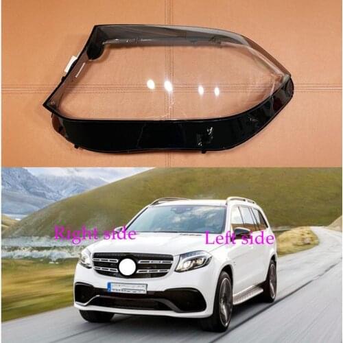 Car Headlight Lens for Mercedes-Benz GLS 2015 2016 2017 2018 2019 Headlamp Cover Car Replacement Front Auto Shell Cover