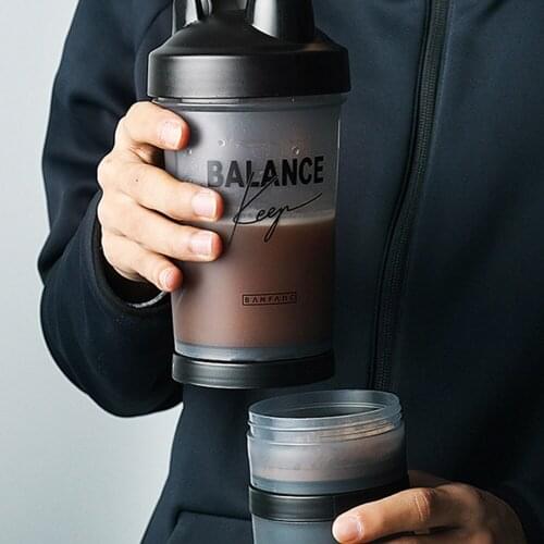 Portable 500ML Sport Water Bottle Outdoor Travel Carrying Bottle Mixing Bottle Sport Fitness Gym Portable Shaker Water Bottles