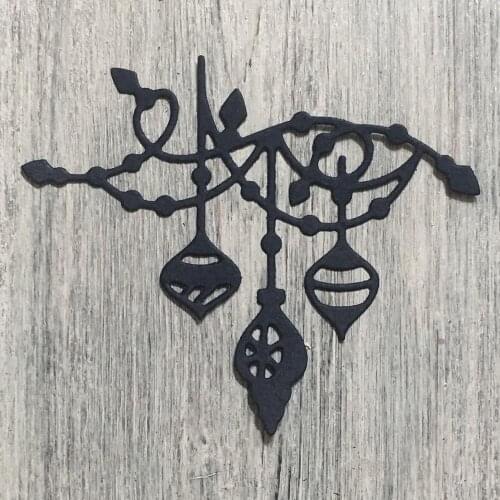 ArtScrap Christmas Garland For Metal Cutting Stencils For DIY Scrapbooking Craft Embossing Die Cuts | Art: 351