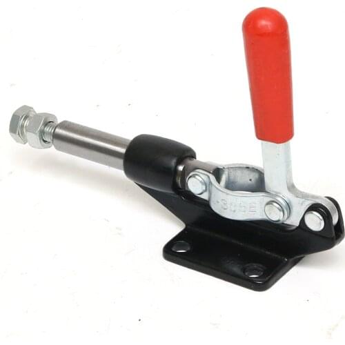 305E Capacity Toggle Clamps Metal Toggle Clamp 42mm Plunger Stroke Push Pull Type 386Kg For Fixing Workpiece Hand Tools Hardware