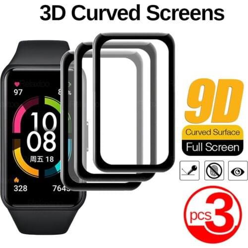 3pcs Protective Film Cover For Honor band 6 Huawei Watch 6 Watch Fit Smartwatch Screen Protector For Huawei Honor 6 (Not Glass)