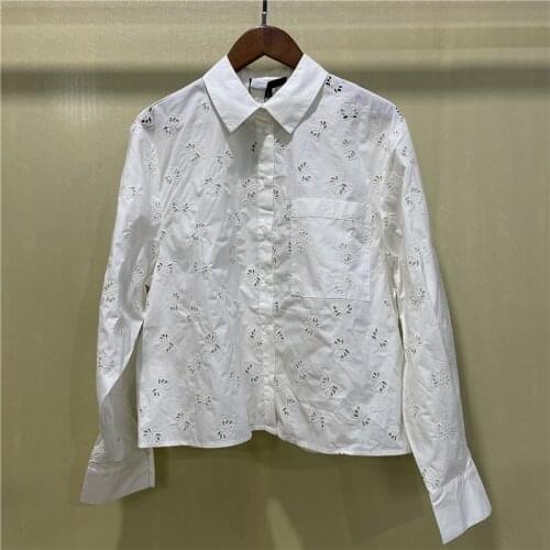 Zelopheha Women's Shirts With Embroidery