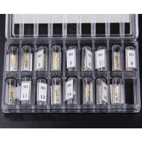 Gold Luminous Style Watch Hands To Fit Hand Sizes Minute .70 Hour 1.20 and Sweep Second .20mm