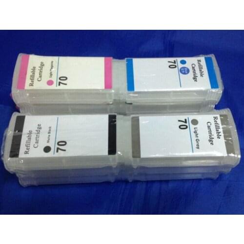 12 empty compatible refillable cartridge for HP Z3200 70 with ARCs printer