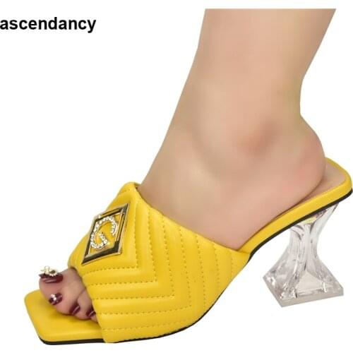 2021 Fashion Women Womens Shoes with Rhinestone Clear Rhinestone Heels Open Toe Pumps Ladies Shoes and Sandals Heels Size 10.5