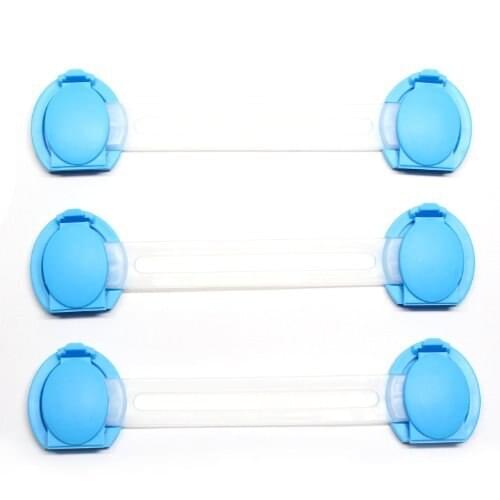3 Pack Door Closers Cabinet Fridge Safety Box for Kids Babies