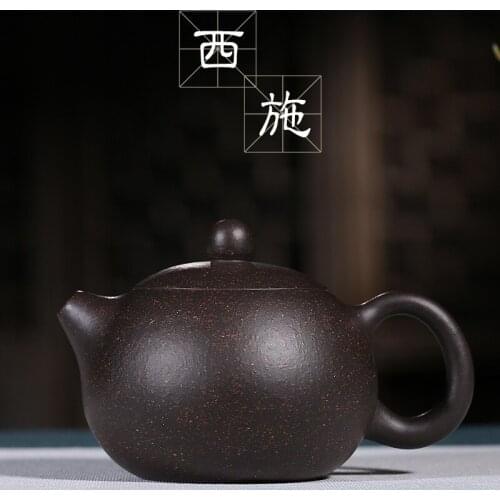 160ml Yixing zisha tea pot,100% handmade Xishi hu Yixing clay original ore Purple Clay Tea pot,gift box packaging 188 holes