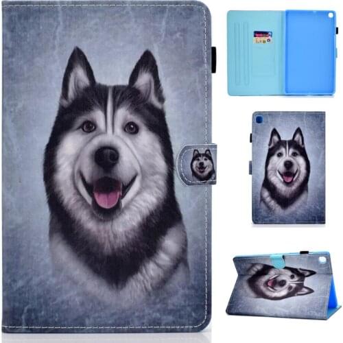 For Samsung Galaxy Tab S6 Lite 10.4 SM-P610 SM-P615 P610 P615 Case Wolf Unicorn Pattern Tablet Coque For Galaxy Tab S6 Lite Caqa