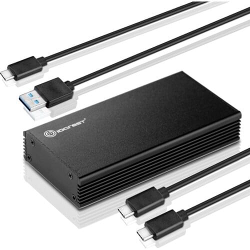 M2 SSD Case NVME SSD Enclosure M.2 to USB 3.1 Type C External Hard Drive Case for NVME PCIE M Key SSD Hard Disk Case JMS583 Chip