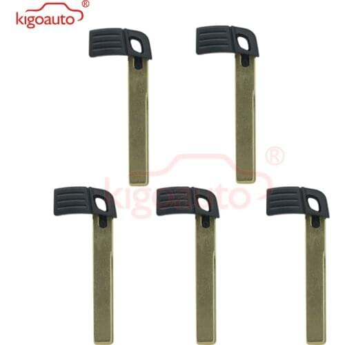 Kigoauto 5pcs emergency key blade for BMW 3 series smart key blade uncut