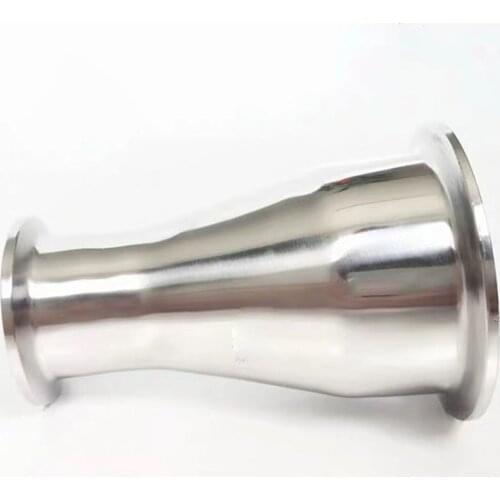 Concentric Reducer 2.5"(63mm)OD77.5 x 2"(51mm) OD64 Tri Clamp Sanitary Pipe Fitting Stainless Steel SS304