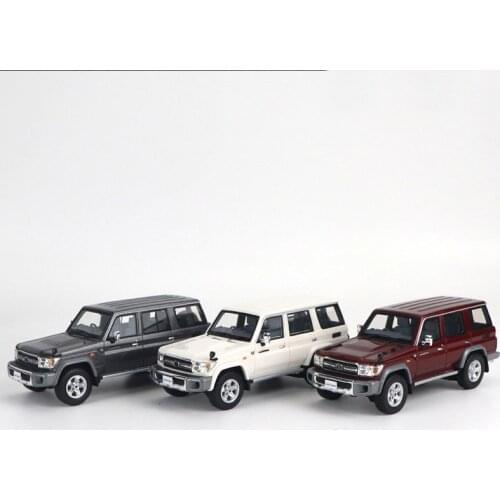1/43 Resin Die-casting Car Model Toyota Land Cruiser LC76 30th Anniversary Edition Adult Collection Childrens Toy Gift Display