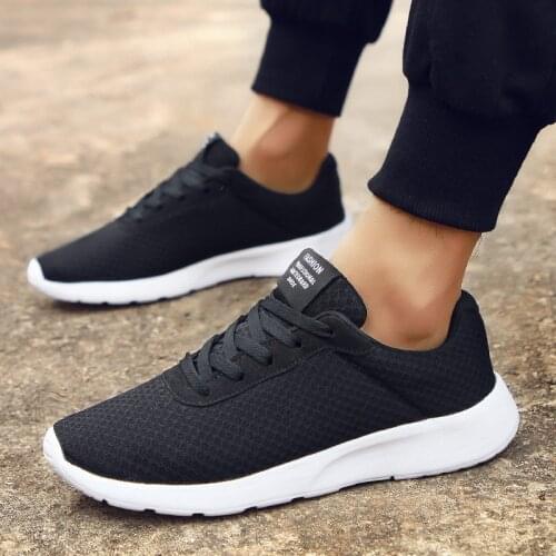 Mens Shoes Lace-up Mens Sneakers Shoes Male Mens Shoes Casual Breathable Walking Sneakers Tenis masculino Zapatillas Hombre